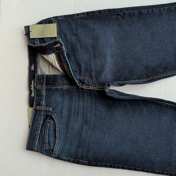 NWT Goodfellow & Co. Skinny Total Flex Denim Jeans W36 x L30 Dk Indigo Wash Blue - Picture 10 of 15